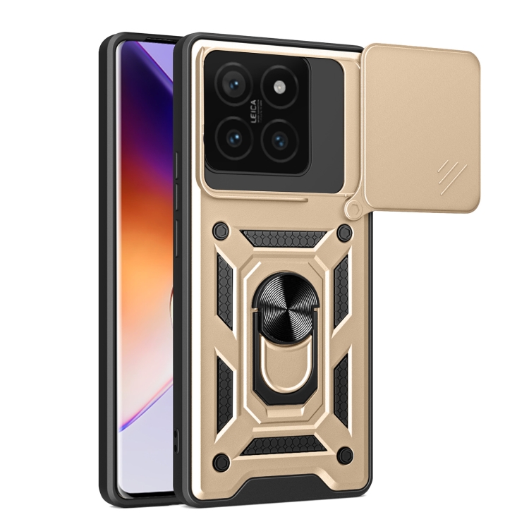 Levně RING CAMERA Kryt s držákem pro Xiaomi 14T zlatý