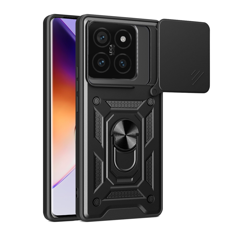 RING CAMERA Kryt s držákem pro Xiaomi 14T Pro černý