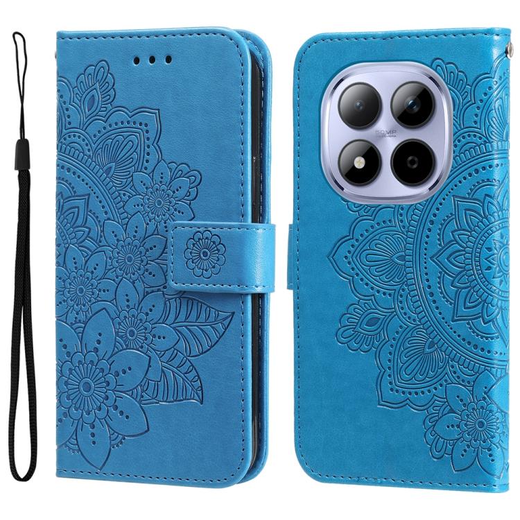 Levně ART MANDALA Peněženkový obal pro Xiaomi Redmi Note 15 Pro 5G modrý