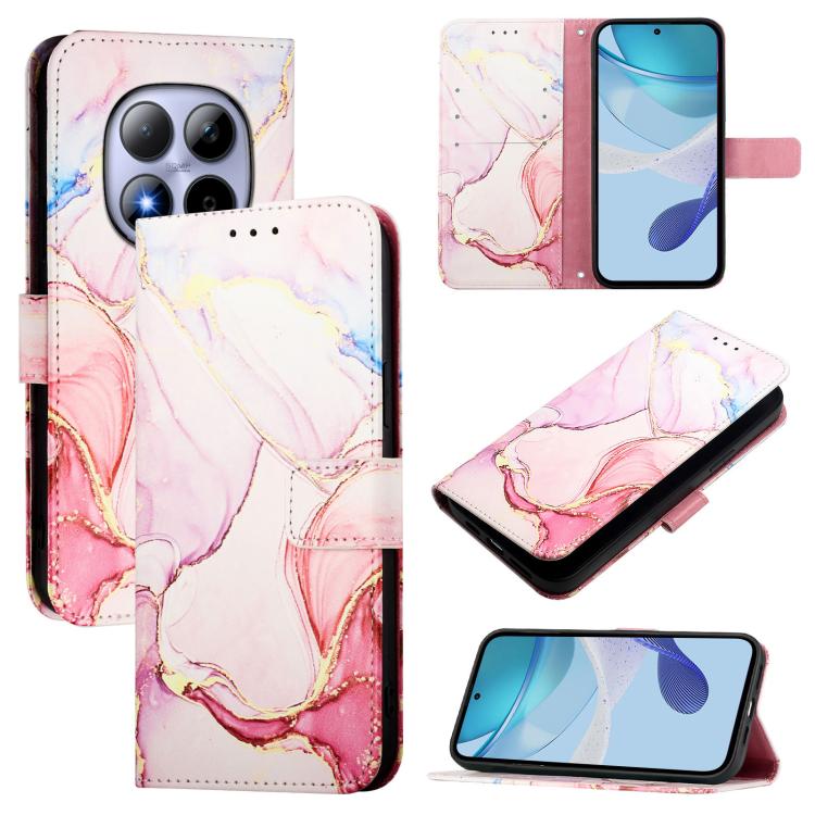 Levně ART MARBLE Peněženkový kryt pro Xiaomi Redmi Note 15 Pro 5G ROSE GOLD