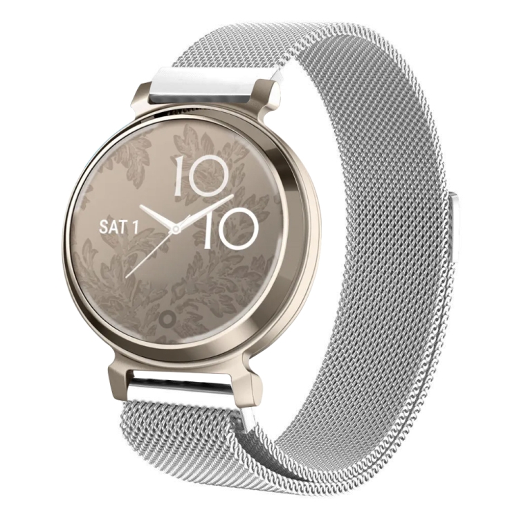 Levně MILANESE Kovový řemínek pro Garmin Lily 2 stříbrný
