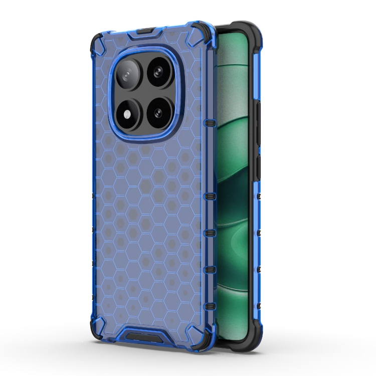 Levně HONEYCOMB Ochranný kryt Xiaomi Redmi Note 14 Pro 5G / Poco X7 modrý