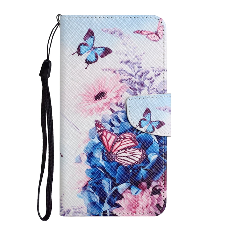 Levně ART Peněženkový kryt pro Xiaomi Redmi Note 14 Pro 5G PURPLE BUTTERFLY