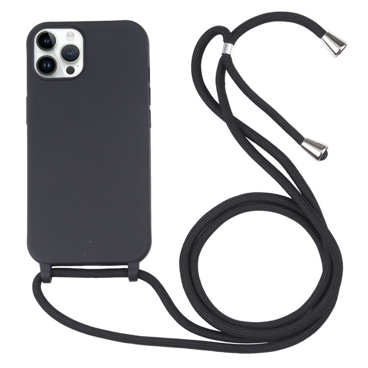 ROPE Kryt se šňůrkou Apple iPhone 16 Pro černý