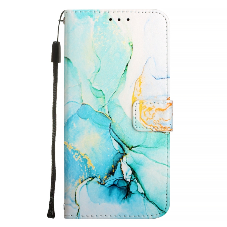 Levně ART MARBLE Peněženkový kryt pro Xiaomi 14T Pro GREEN
