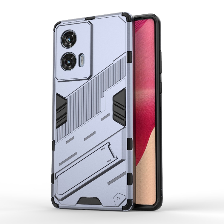 BIB Ochranný obal se stojanem pro Motorola Edge 50 Fusion šedý