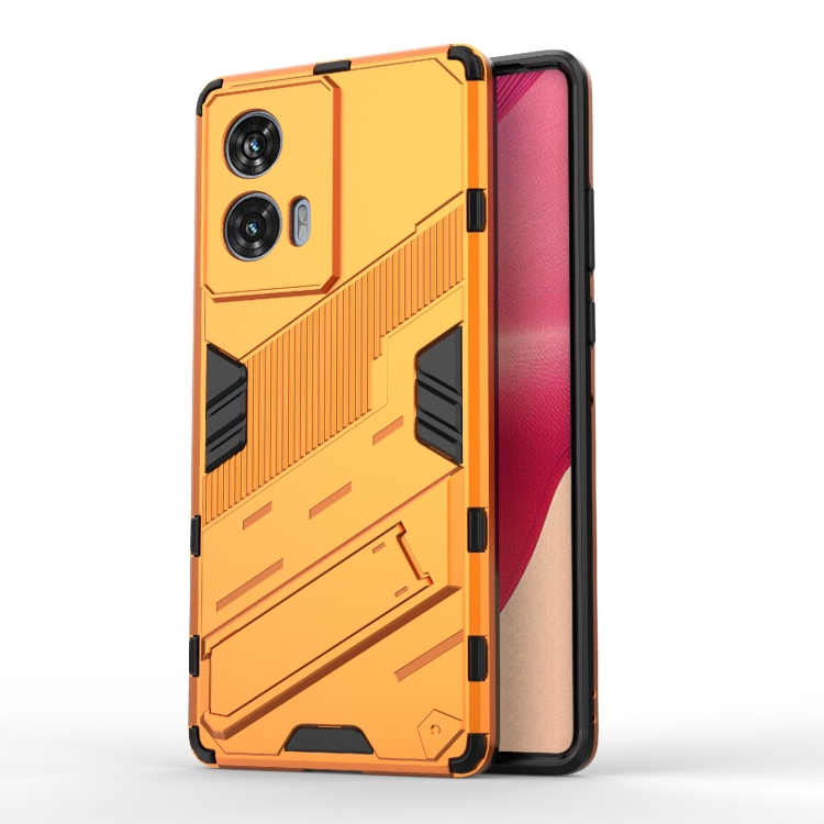 BIB Ochranný obal se stojanem pro Motorola Edge 50 Fusion oranžový