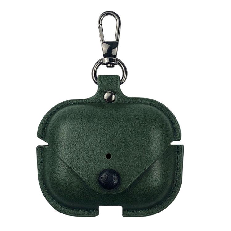 Levně LEATHER POCKET Pouzdro pro sluchátka AirPods Pro 3 zelené