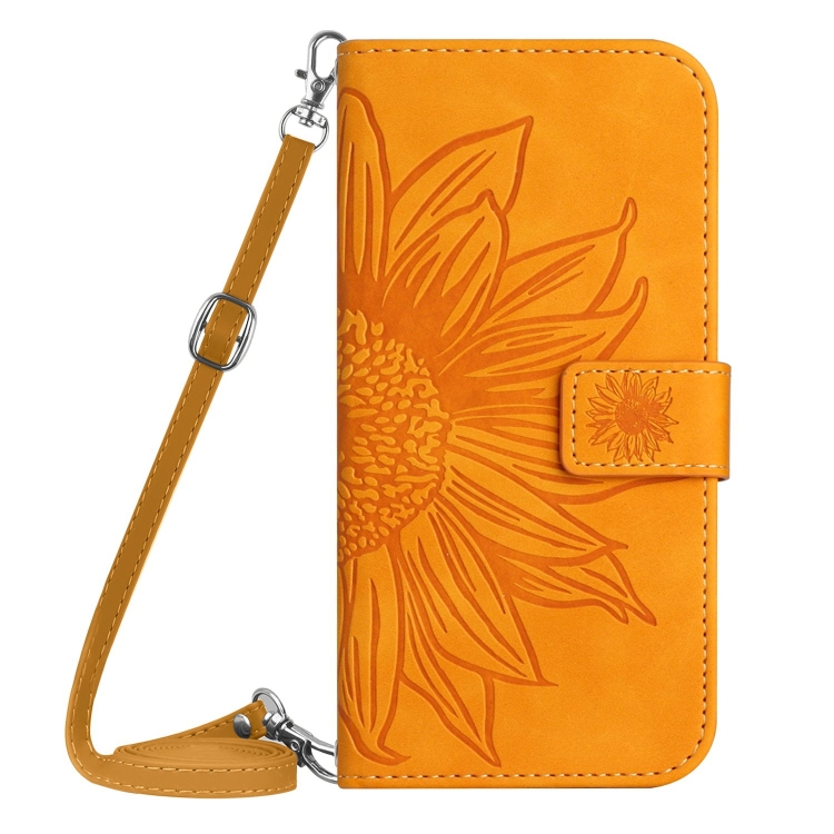 Levně ART SUNFLOWER Peněženkový obal se šňůrkou pro Xiaomi Redmi Note 14 Pro+ 5G žlutý