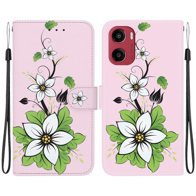 ART Peněženkový kryt pro Motorola Moto G05 / Moto E15 LILY