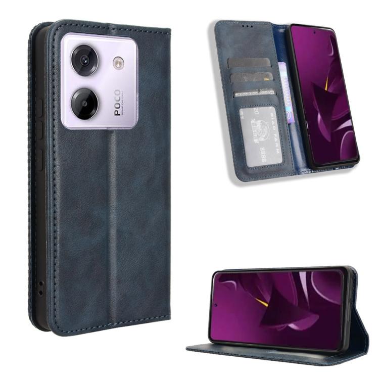 Levně BUSINESS Peněženkové pouzdro pro Xiaomi Poco M7 Pro 5G modré