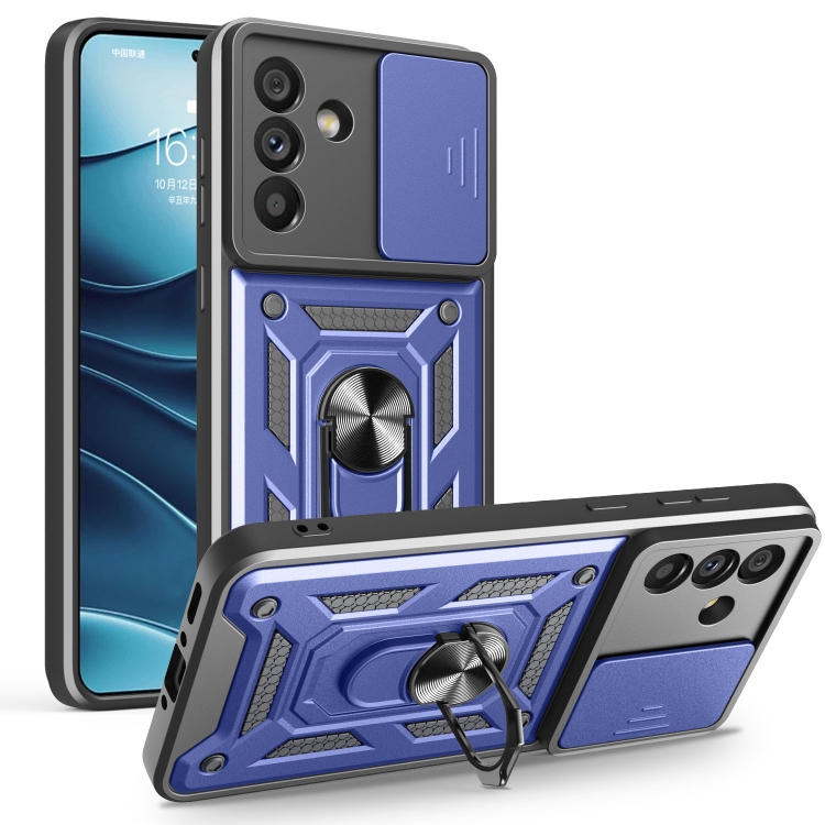 Levně RING CAMERA Kryt s držákem pro Samsung Galaxy A56 modrý