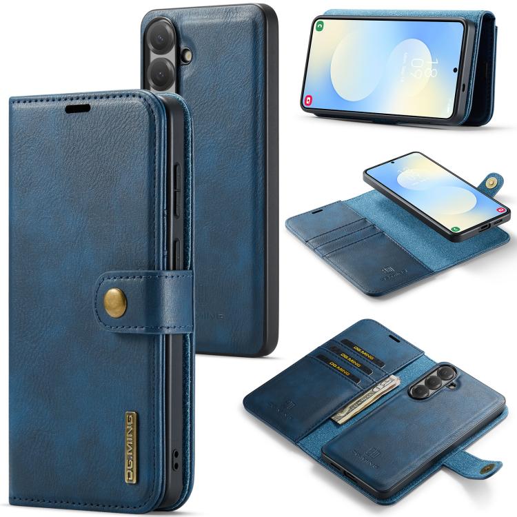 Levně DG.MING2 Peněženkový kryt 2v1 pro Samsung Galaxy S26 5G modrý