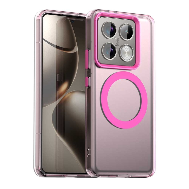 Levně CANDY MAGSAFE Ochranný obal pro Xiaomi 14T Pro růžový