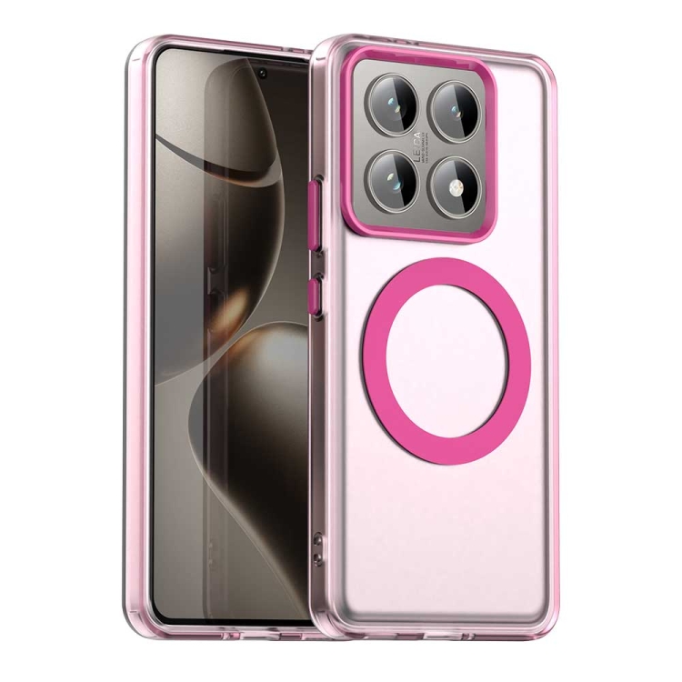 Levně CANDY MAGSAFE Ochranný obal pro Xiaomi 14T růžový