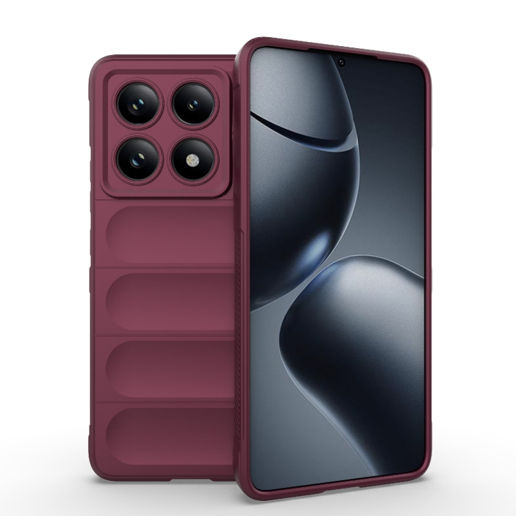 Levně STEPS Ochranný kryt pro Xiaomi 14T Pro bordový