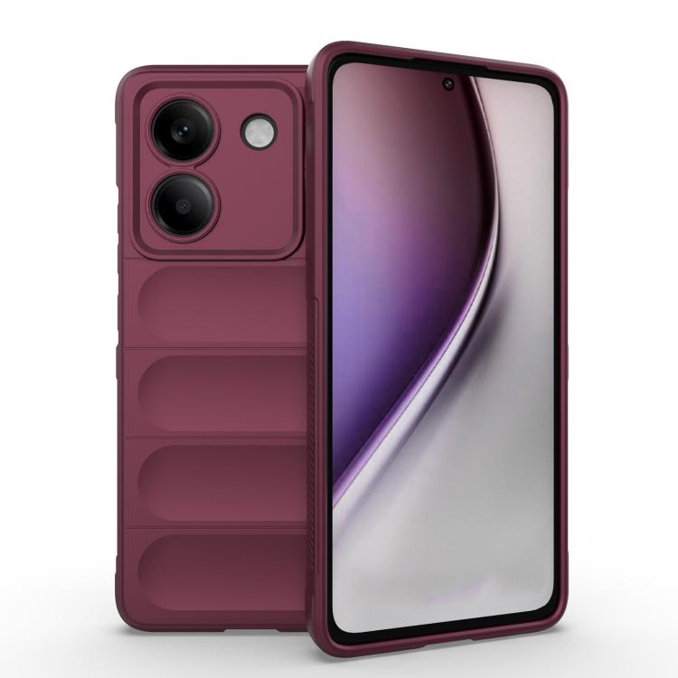 Levně STEPS Ochranný kryt pro Xiaomi Poco M7 Pro 5G bordó