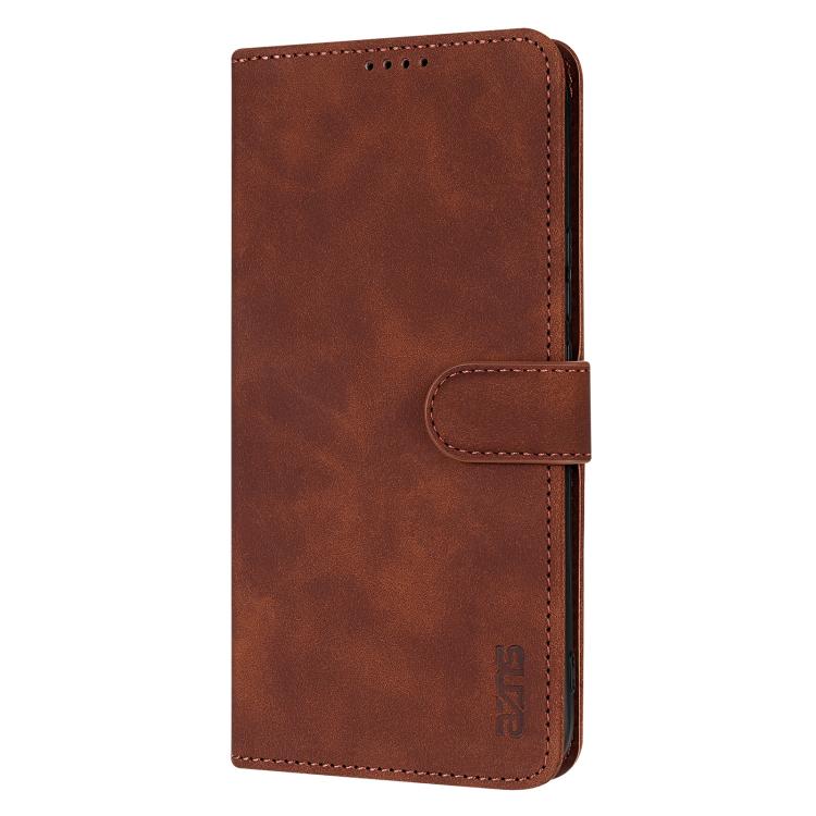 Levně AZNS Peněženkové pouzdro Xiaomi Poco X7 Pro hnědé