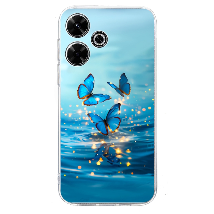 Levně ART TPU Ochranný kryt pro Xiaomi Redmi Note 14 5G BLUE BUTTERFLIES