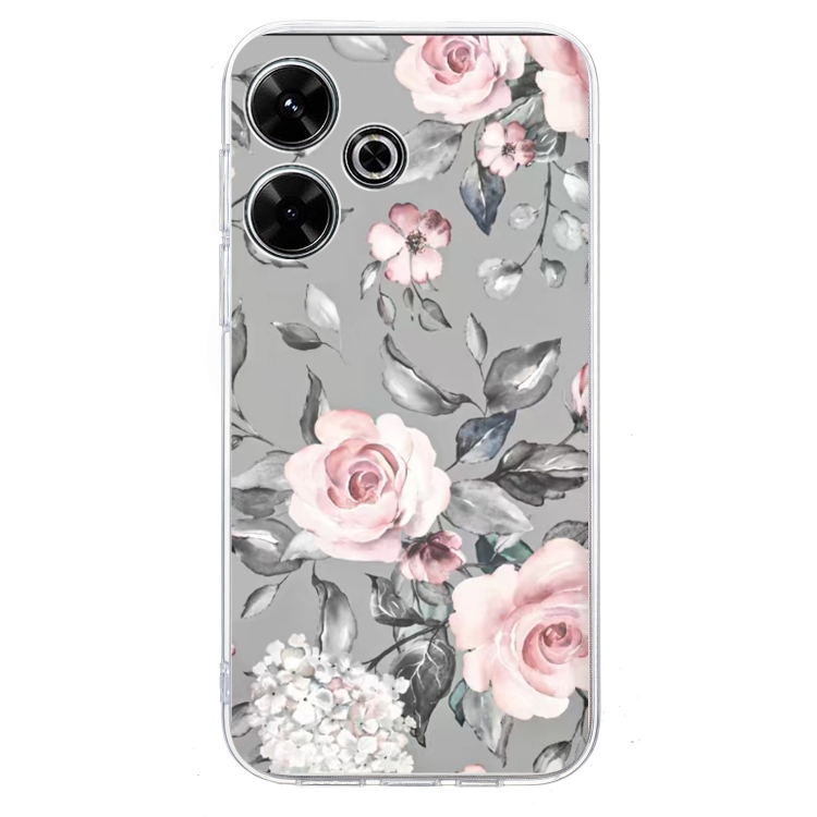 Levně ART TPU Ochranný kryt pro Xiaomi Redmi Note 14 5G FLOWERS