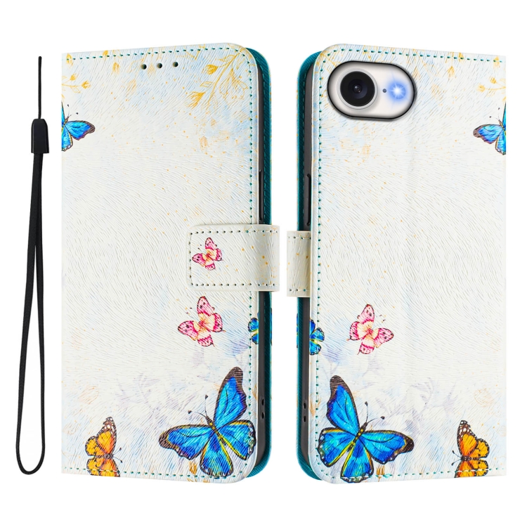 Levně ART Peněženkový kryt pro Apple iPhone 16e BUTTERFLY