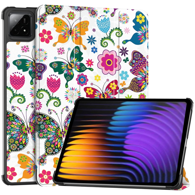 Levně ART Zaklápěcí pouzdro pro Xiaomi Pad 7 / Pad 7 Pro / Pad 8 / Pad 8 Pro BUTTERFLIES