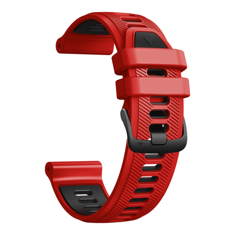 Levně SPORTY Vyměnitelný silikonový řemínek Garmin Forerunner 965 červený