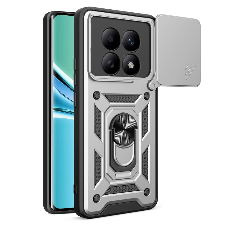 Levně RING CAMERA Kryt s držákem pro Xiaomi Redmi Note 15 5G / POCO M8 5G stříbrný
