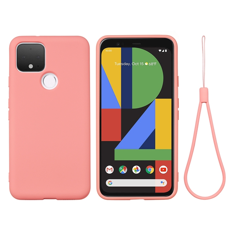 Levně RUBBER Ochranný kryt pro Google Pixel 4a 5G růžový