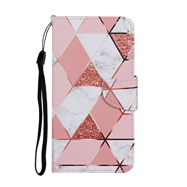 Levně ART Peněženkový kryt pro Samsung Galaxy A06 PINK MARBLE