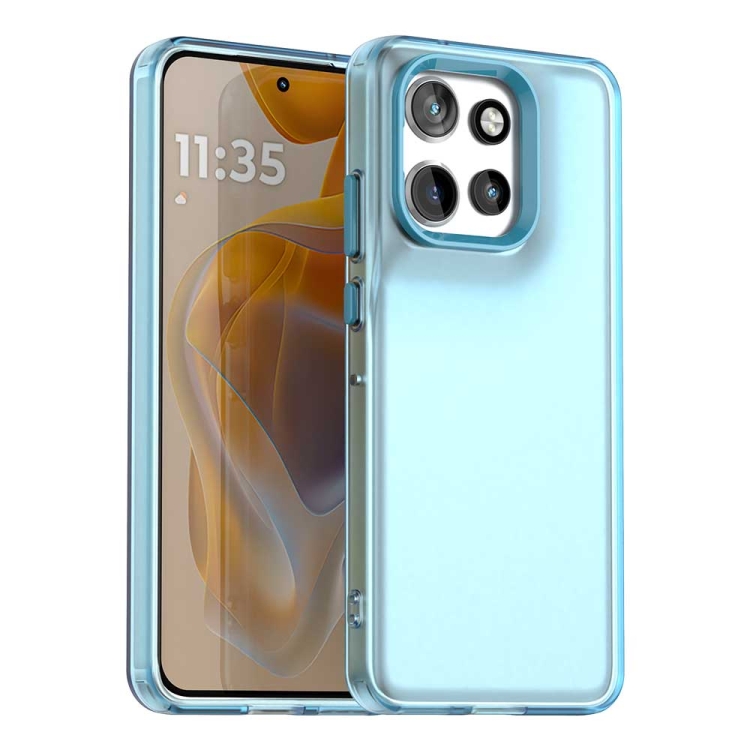 Levně CANDY Ochranný kryt pro Motorola Moto Edge 50Neo modrý