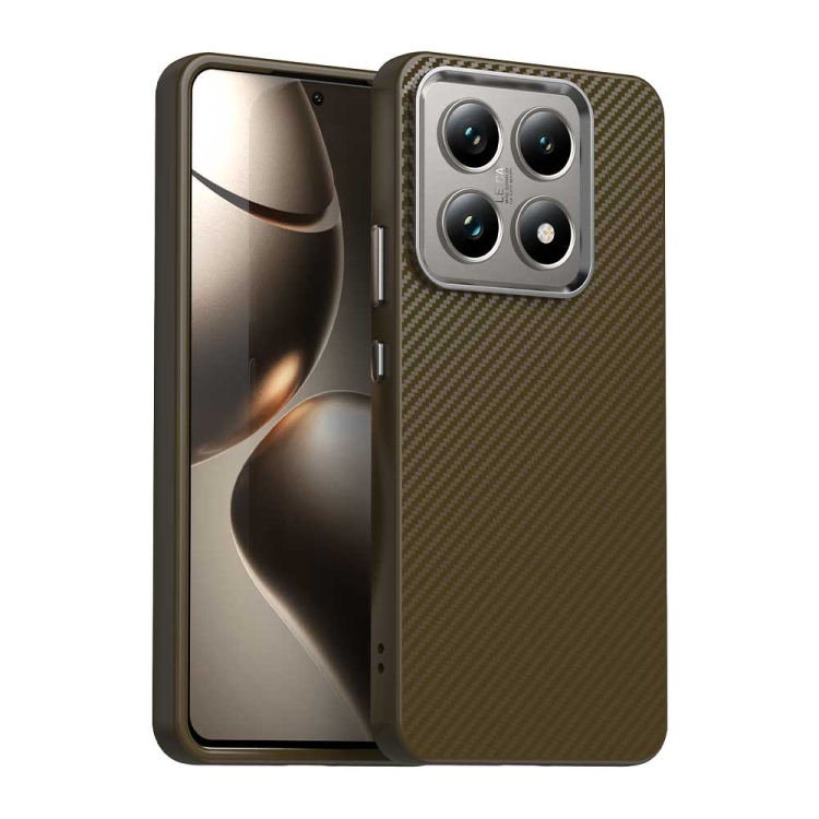 Levně IMD CARBON Ochranný kryt pro Xiaomi 14T hnědý