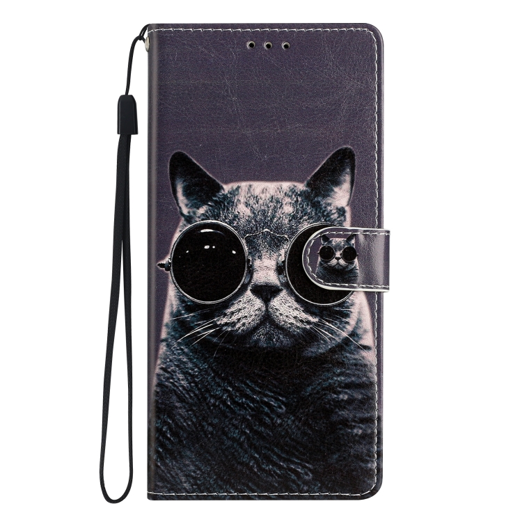 Levně ART Peněženkový kryt pro Xiaomi Redmi Note 14 Pro+ 5G SUNGLASSES CAT