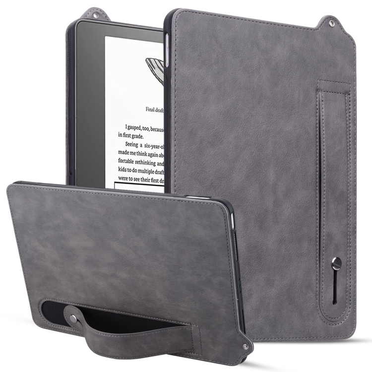 Levně BACKY Ochranný obal s držákem Amazon Kindle Scribe 2024 šedý