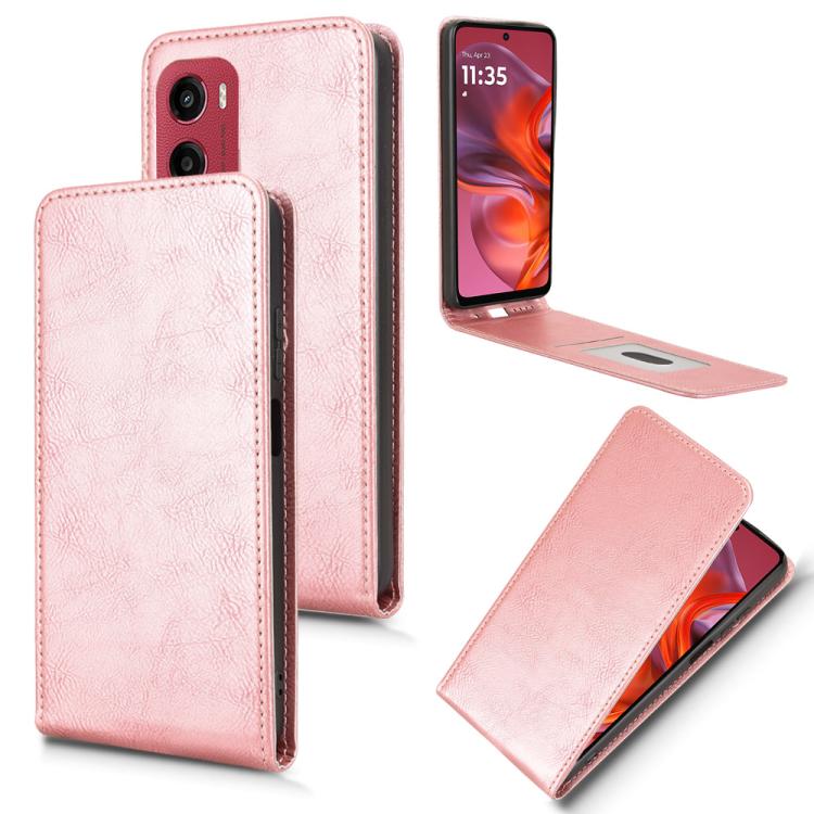 Vyklápěcí pouzdro pro Motorola Moto G05 / Moto E15 růžové