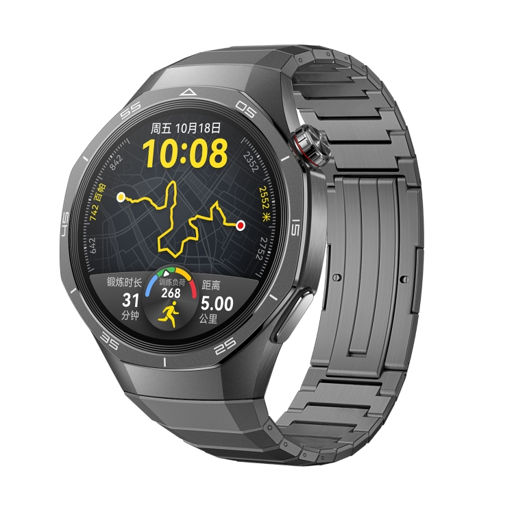 Levně CLASSIC Kovový řemínek pro Huawei Watch GT 5 Pro 46mm TITANIUM GREY
