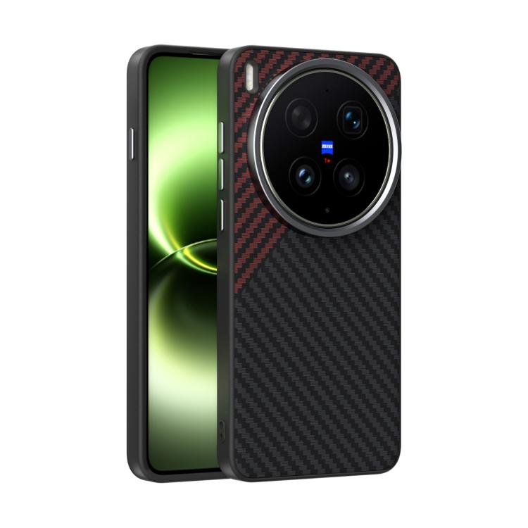 Levně ABEEL C CARBON Ochranný kryt pro Vivo X300 Ultra BLACK-RED