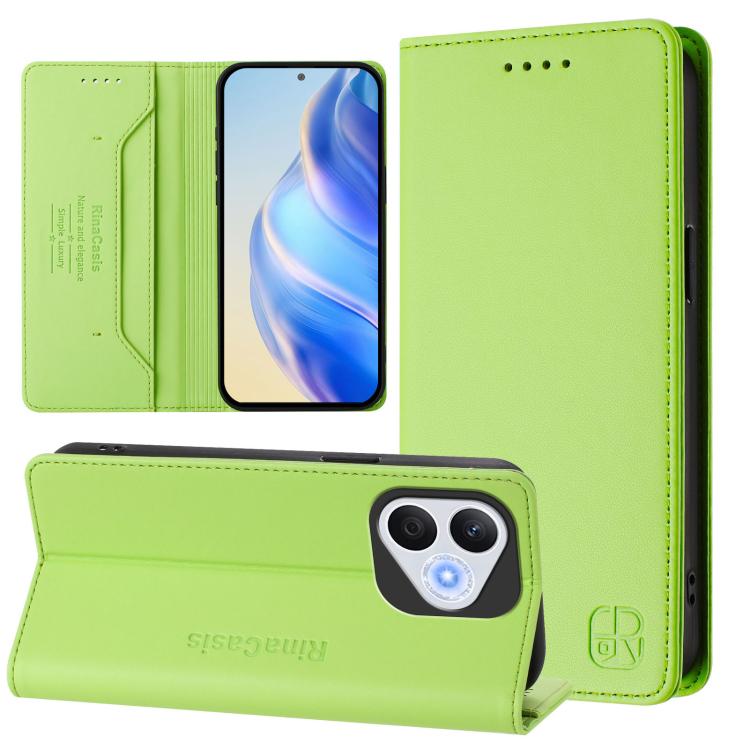 Levně RINA Zaklápěcí pouzdro pro Honor 400 Lite světle zelené