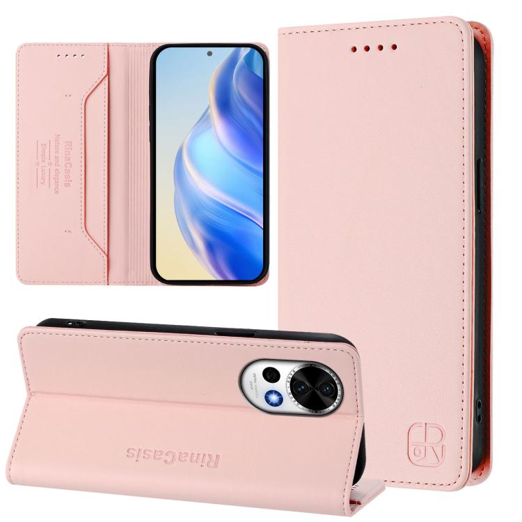 Levně RINA Zaklápěcí pouzdro pro Huawei Nova 13 světle růžové