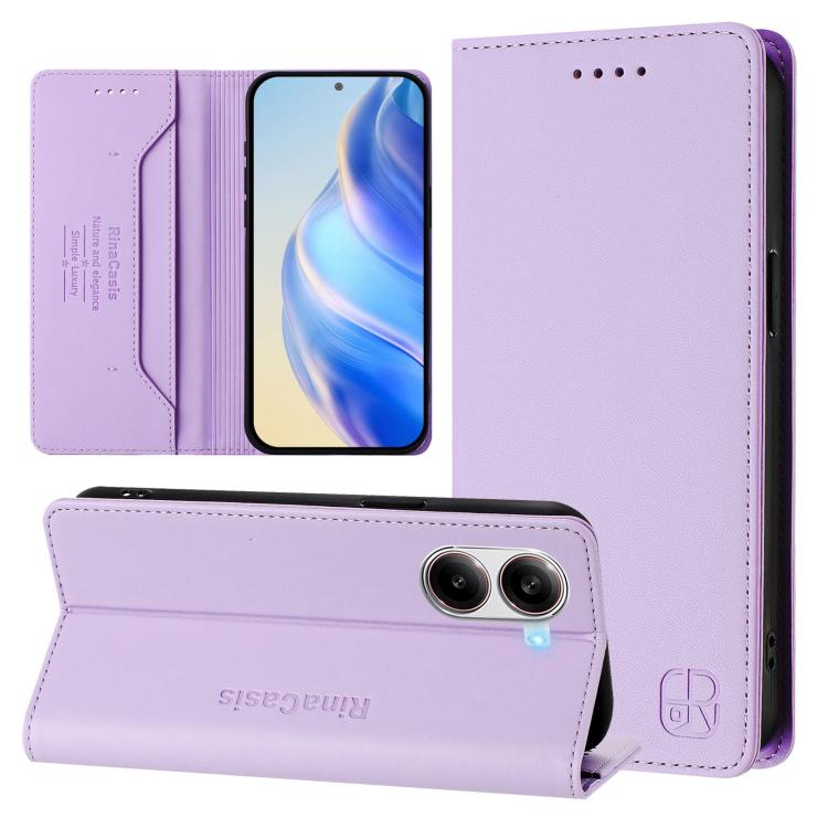 Levně RINA Zaklápěcí pouzdro pro Xiaomi Poco X7 Pro světle fialové