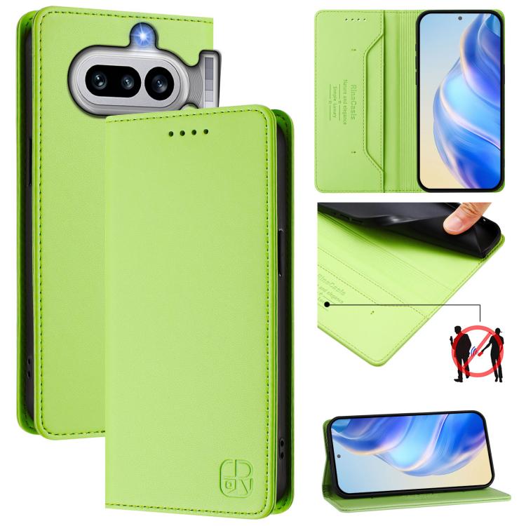 Levně RINA Zaklápěcí pouzdro pro Nothing Phone (4a) světle zelené