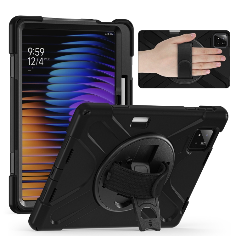 Levně SOLID Odolný obal pro Xiaomi Pad 7 / 7 Pro / Pad 8 / Pad 8 Pro černý