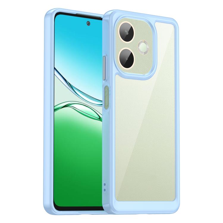 Levně Křišťálový ochranný kryt pro Oppo A5 Pro 5G modrý