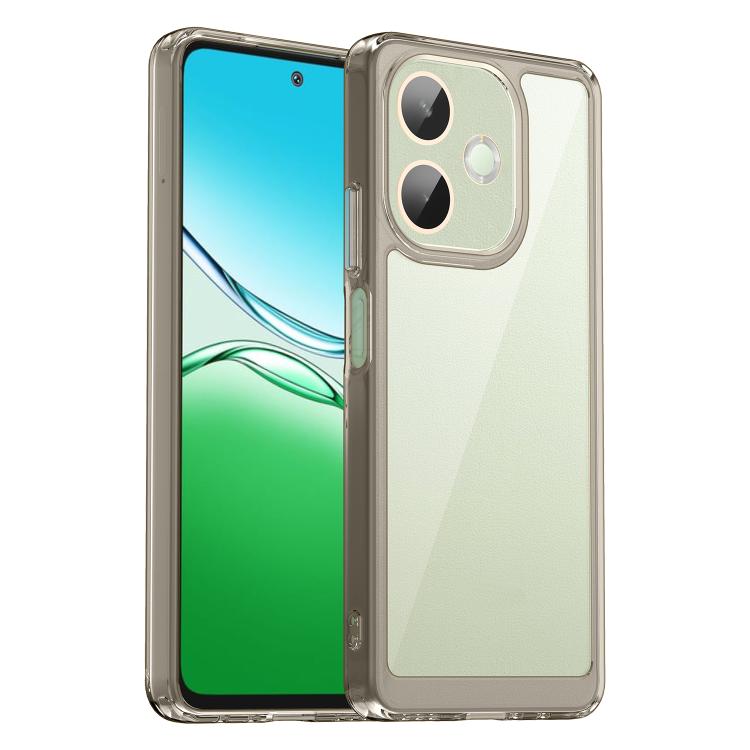 Levně Křišťálový ochranný kryt pro Oppo A5 Pro 5G šedý