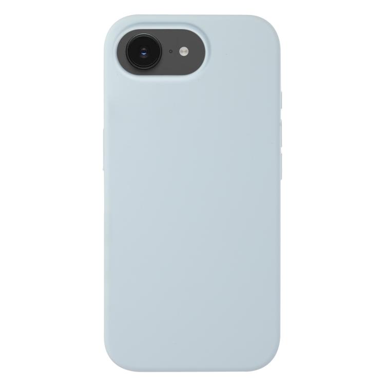 Levně PROTEMIO LIQUID SILICONE Kryt pro Apple iPhone 16e / iPhone 17e světle modrý