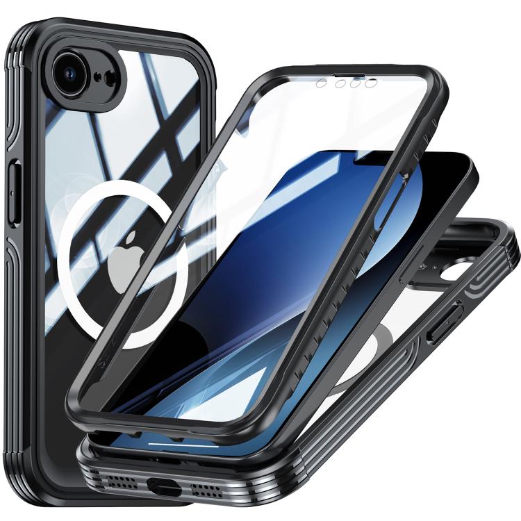 Levně DUAL MAGSAFE Oboustranný ochranný kryt pro Apple iPhone 16e / iPhone 17e černý