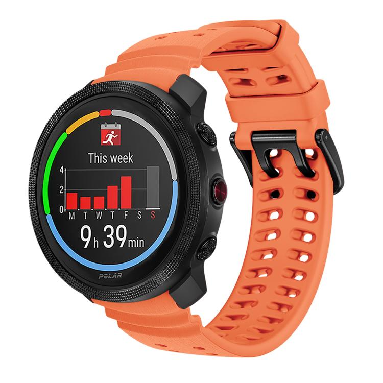 Levně SILICONE Vyměnitelný řemínek pro Polar Vantage M3 oranžový