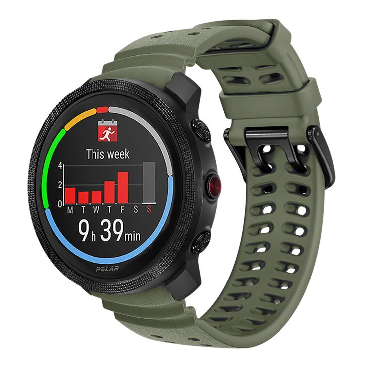 Levně SILICONE Vyměnitelný řemínek pro Polar Vantage M3 tmavě zelený