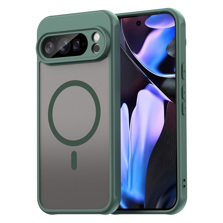 Levně FANDUN MAGSAFE Ochranný obal pro Google Pixel 10 Pro XL zelený