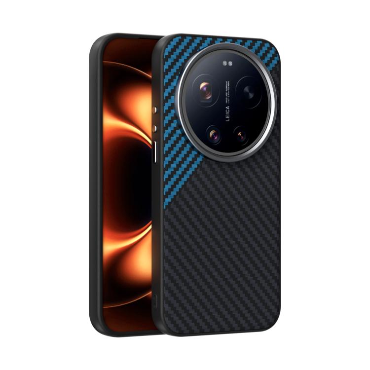 Levně ABEEL C CARBON Ochranný kryt pro Xiaomi 17 Ultra BLACK-BLUE